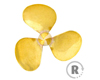 3-Blatt Wasserschraube Typ Dsp RECHTS 40mm M4 