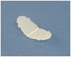 Knick-Scharniere PP Typ B (oval) 1,0x10x25mm, 10 Stk. 
