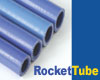 RocketTube Gewebe-Auspuffschlauch blau 17x100mm 