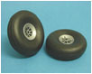 Leicht-Räder mit Nylon-Felge ø69mm, 2 Stk. 