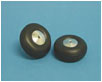 Räder mit Alu-Felge ø44mm, 2 Stk. 