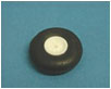 Sporn-Rad mit Nylon-Felge ø25mm 
