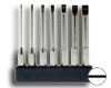 Mini-Bits slotted long, set of 7 