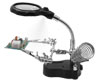 Helping Hand mit LED-Licht + Lupe 