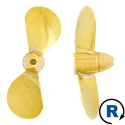 2-Blatt Wasserschraube A RECHTS 40mm M4 