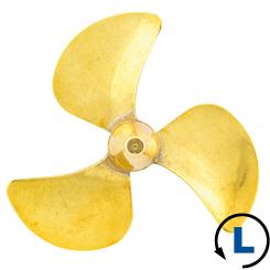 3-Blatt Wasserschraube C LINKS 40mm M4 