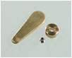Ruderhebel Ms 27mm mit Stellring 3mm 