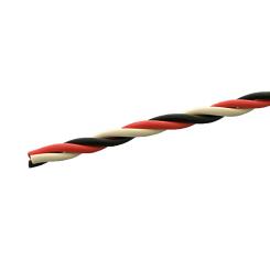 Servolitze verdrillt, hochflexibel für Futaba 3x0,14 mm², 5m 