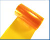 Schrumpfschlauch PVC 95mm transparent orange 